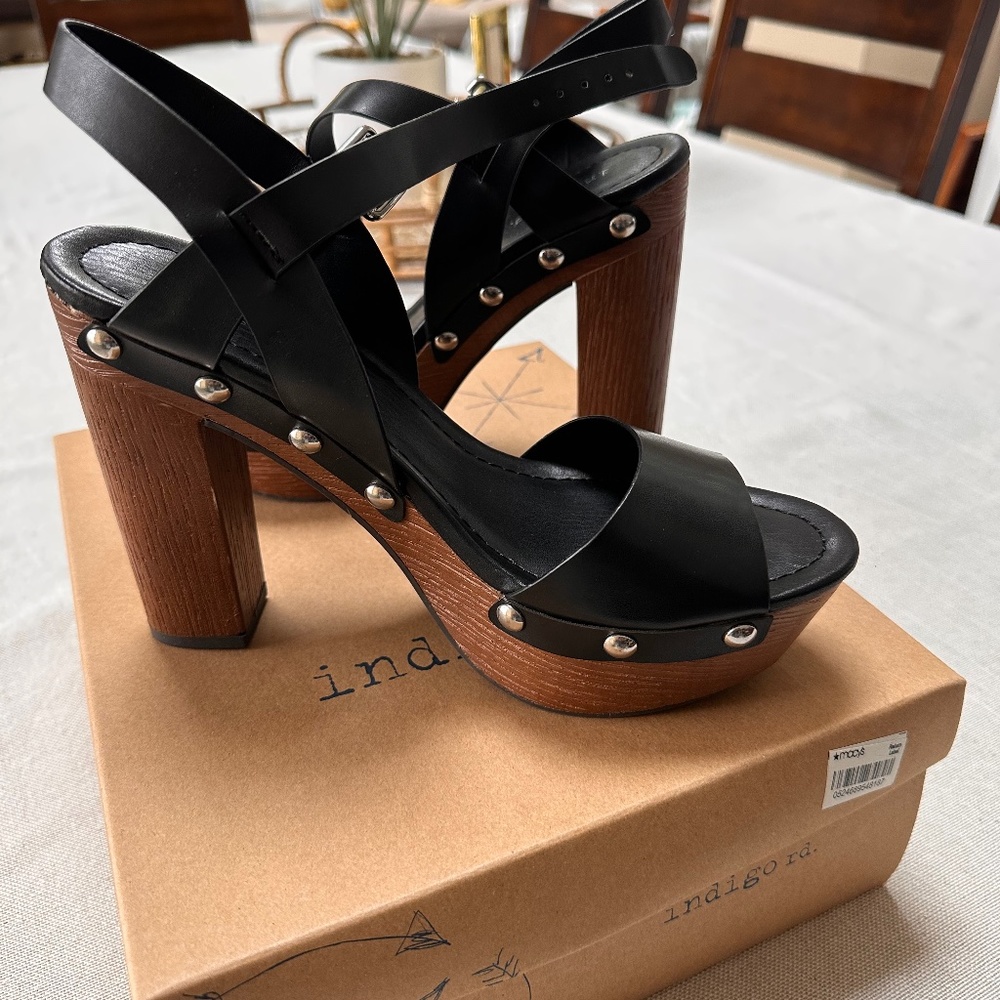 Woman’s open toe heels-  Brand New